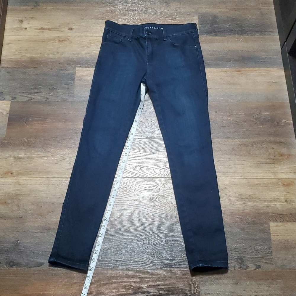 Mott & Bow mid rise skinny dark wash jeans